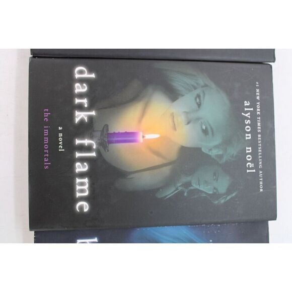 Alyson Noel The Immortals Dark Flame Blue Moon Everlasting Hb Lot - Picture 3 of 10